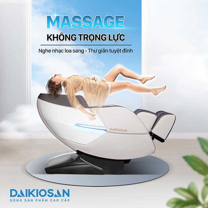 ghế massage Daikiosan DKGM-20005 chế độ massage không trọng lực